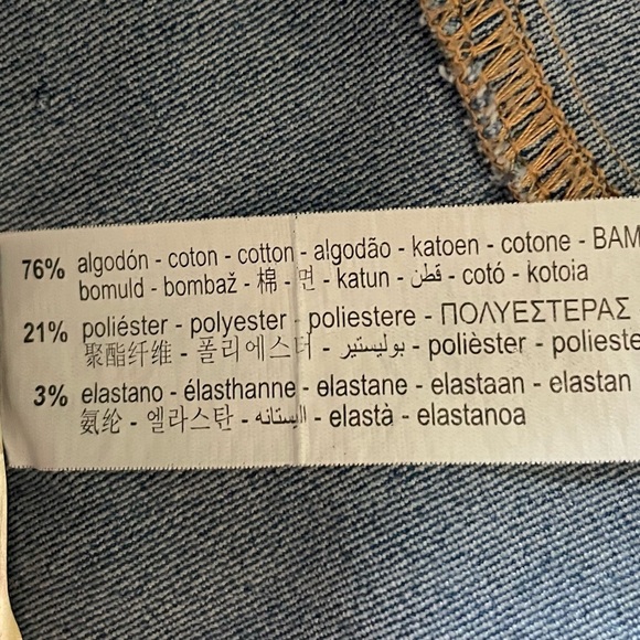 Zara High Rise Jeggings Women’s 6 Blue Medium Wash Super Elastic Pants Skinny - Picture 12 of 12